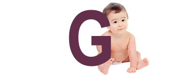 Baby names that end with G | Find a name